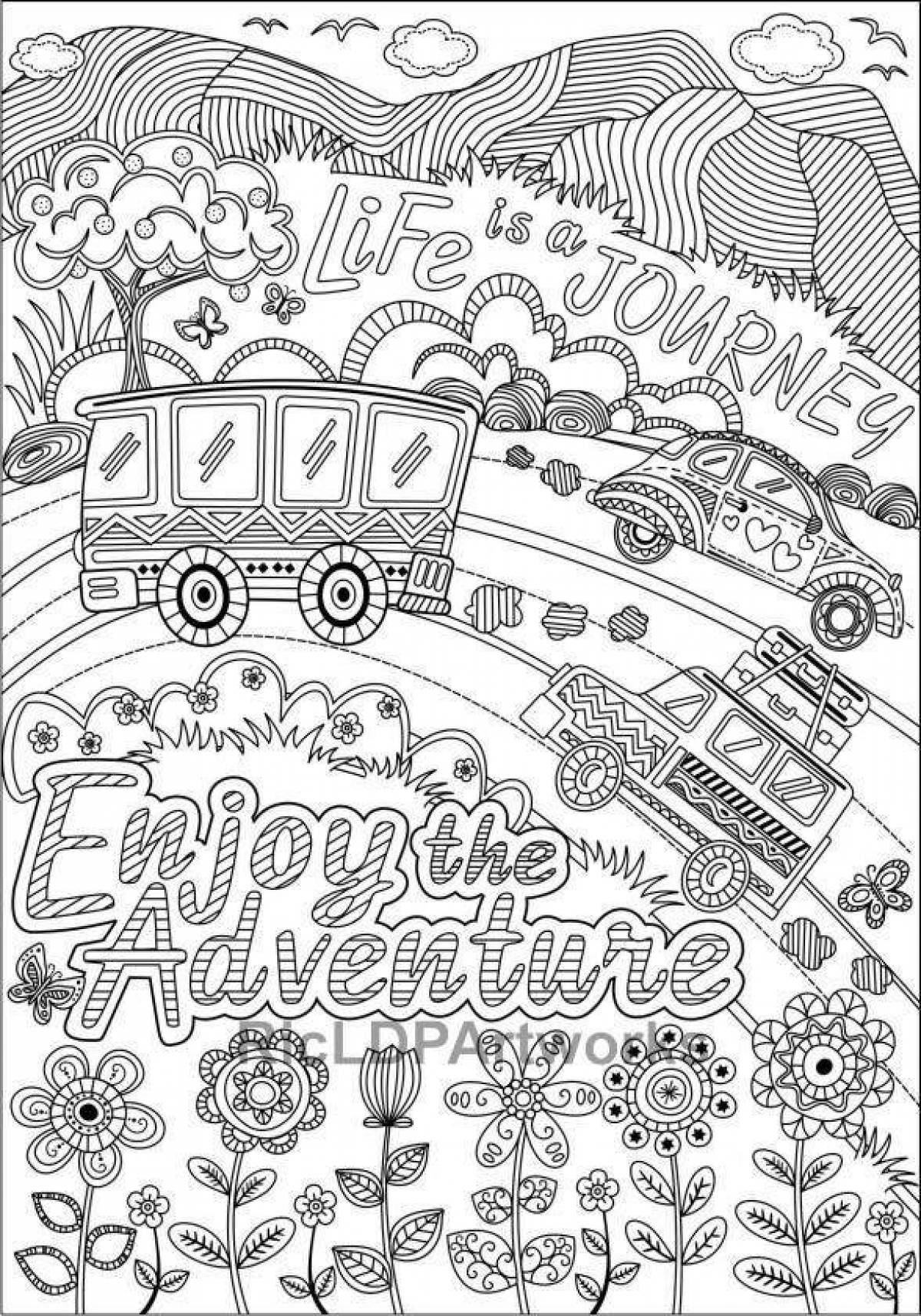 A fun indie coloring book for kids
