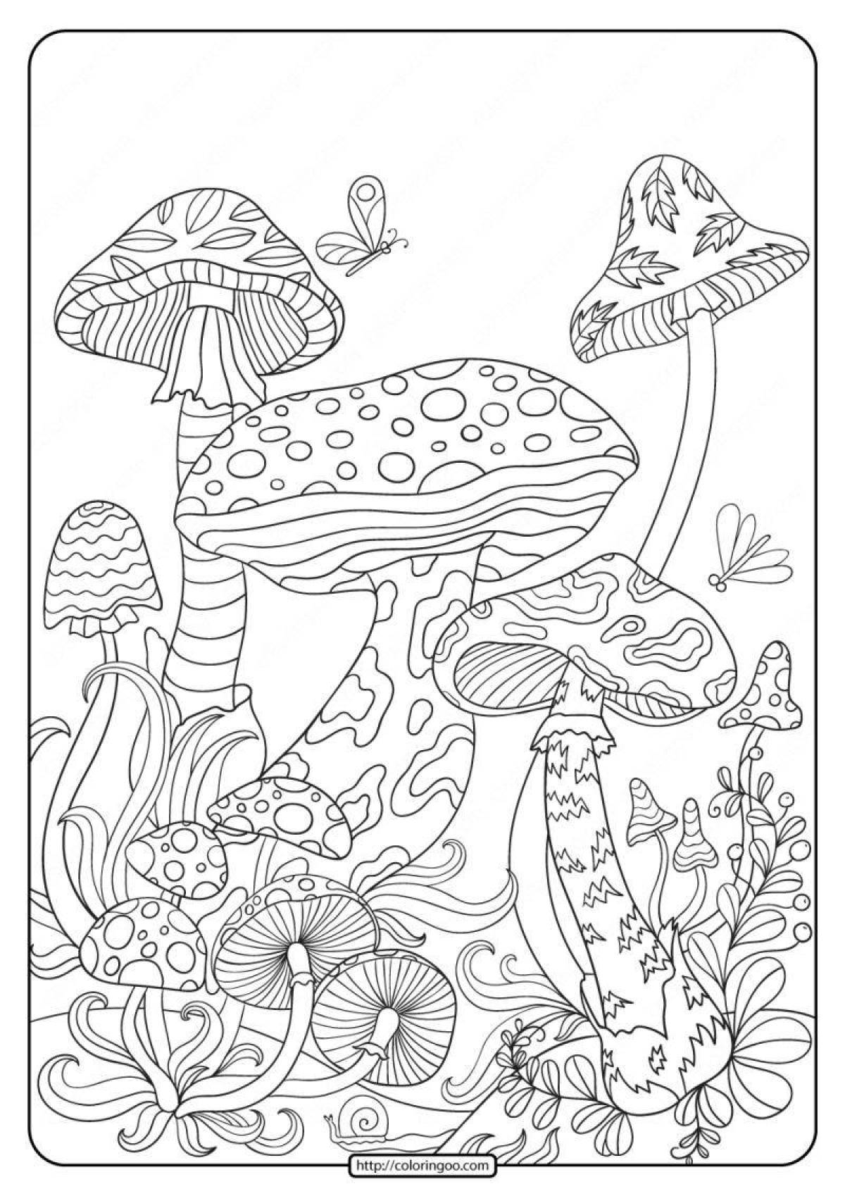 Indie kids coloring pages with crazy colors