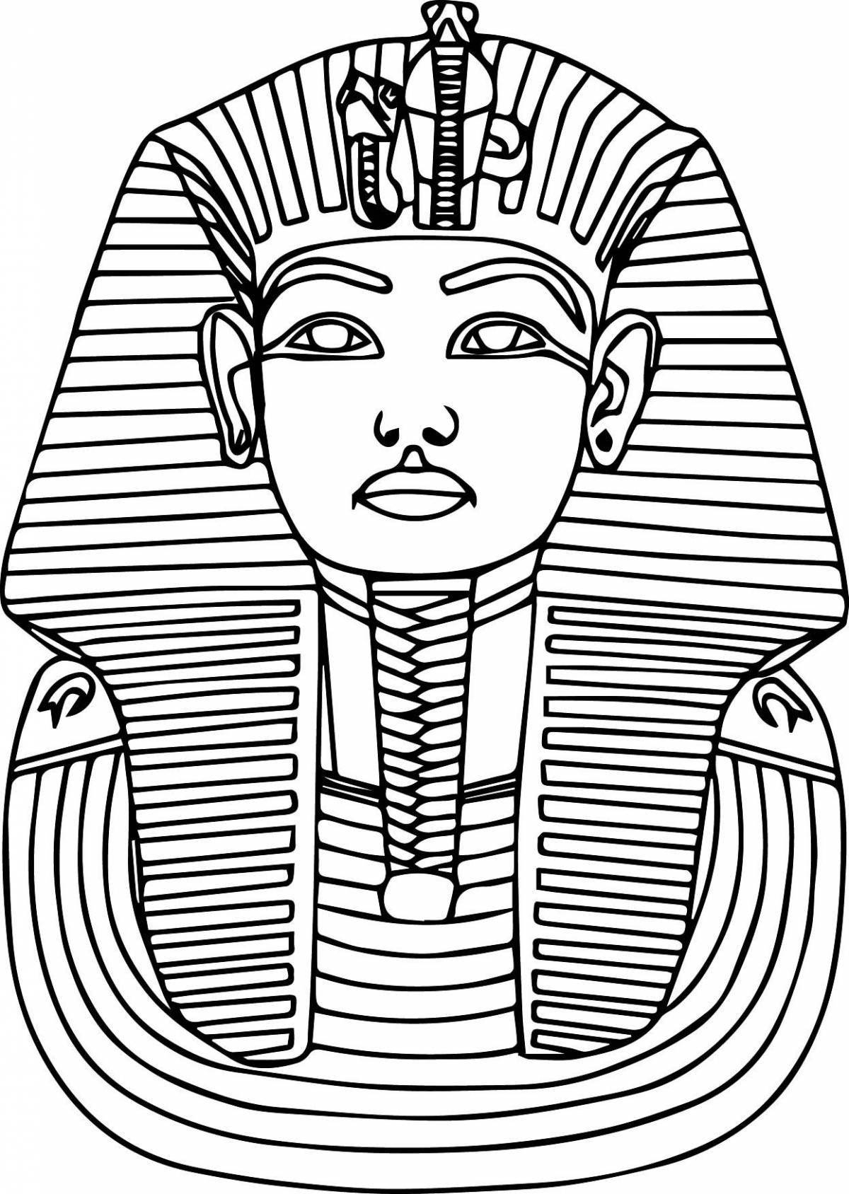 Большая раскраска египет