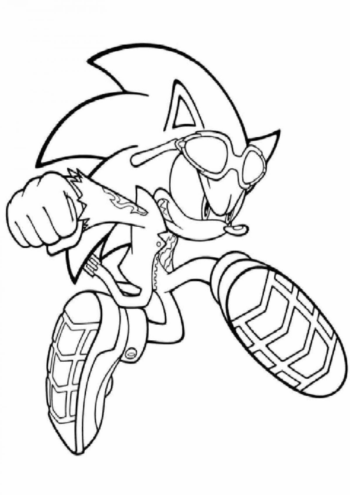 Playful coloring sonic prime