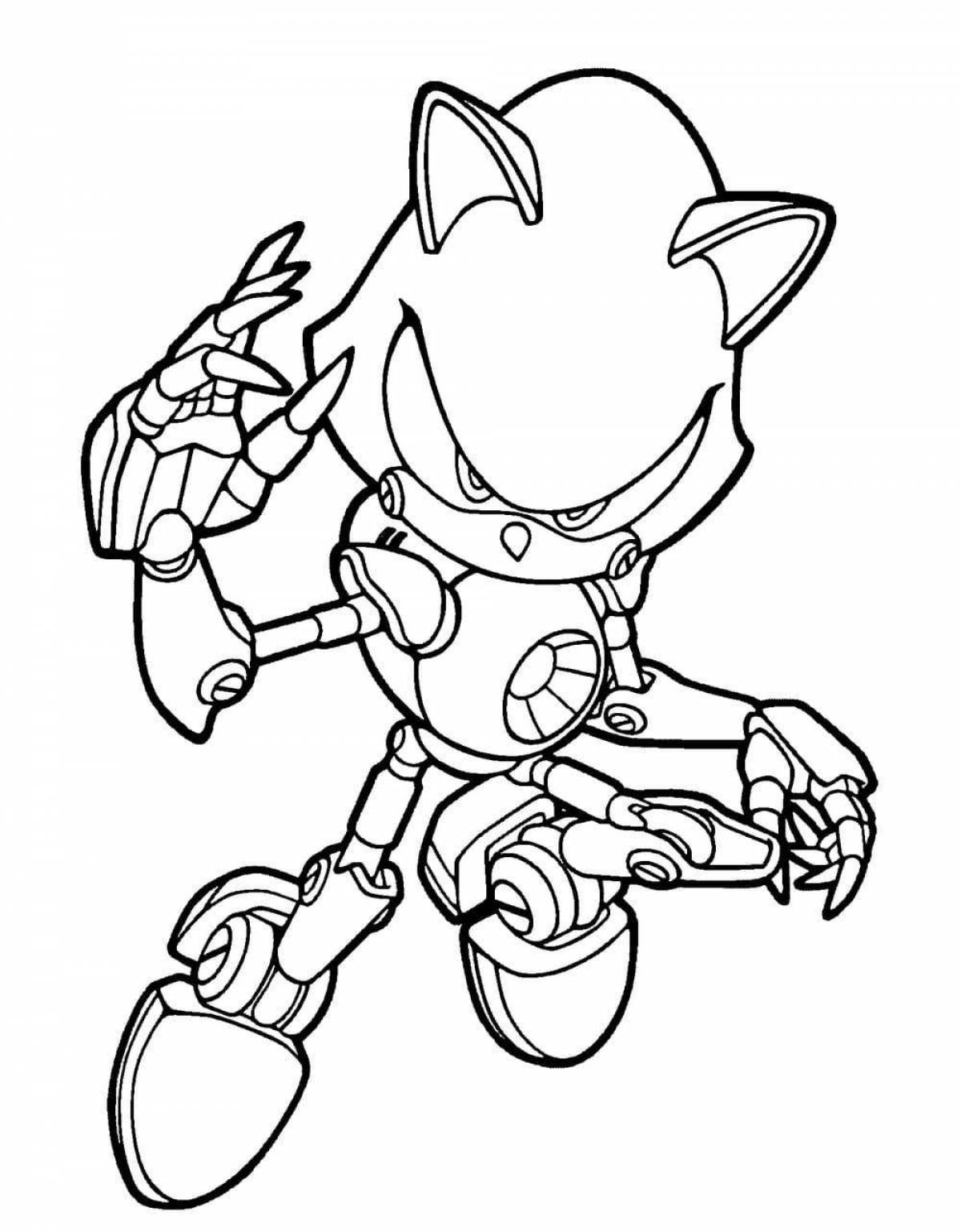 Sonic prime glowing coloring book