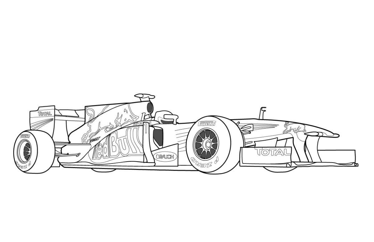 Раскраски Формула 1