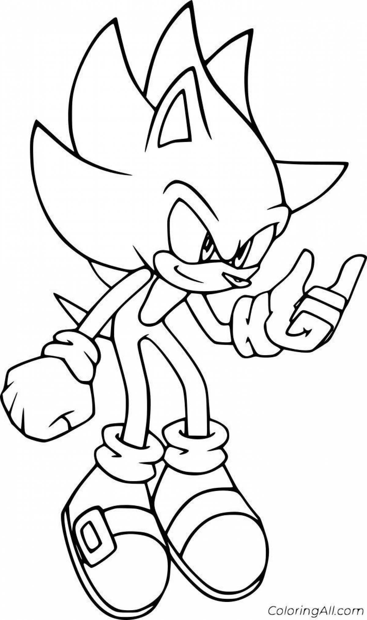 Great coloring black sonic
