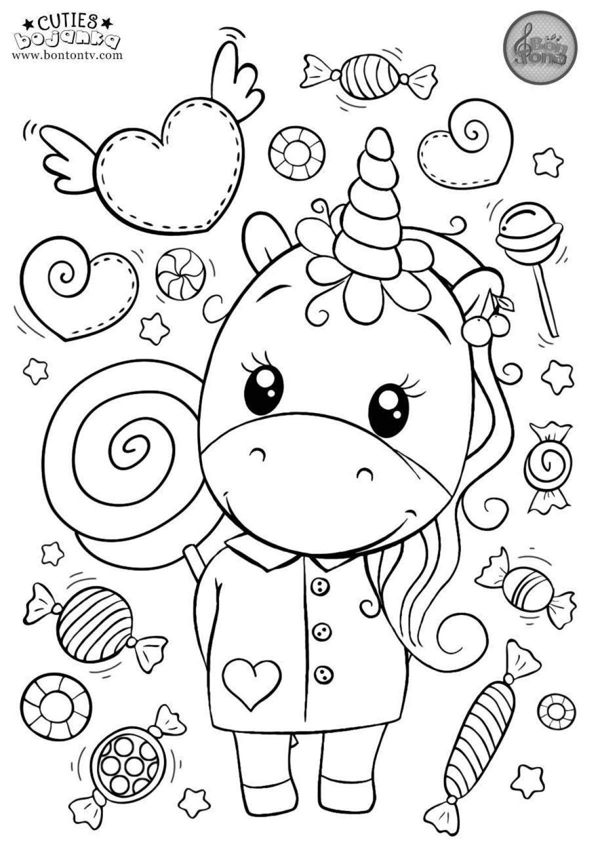 Relaxing coloring book for girls 10 years old animals
