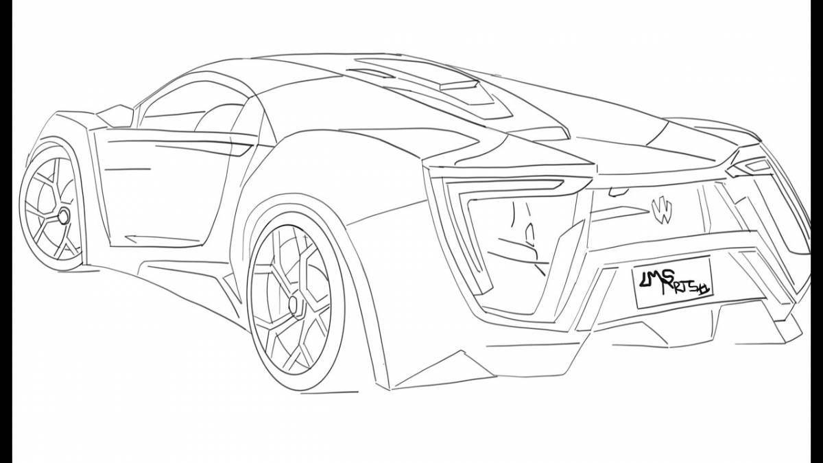 Effective coloring lycan hypersport