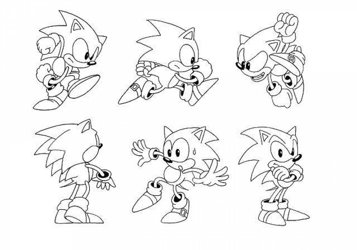 Sonic 2 bizarre coloring