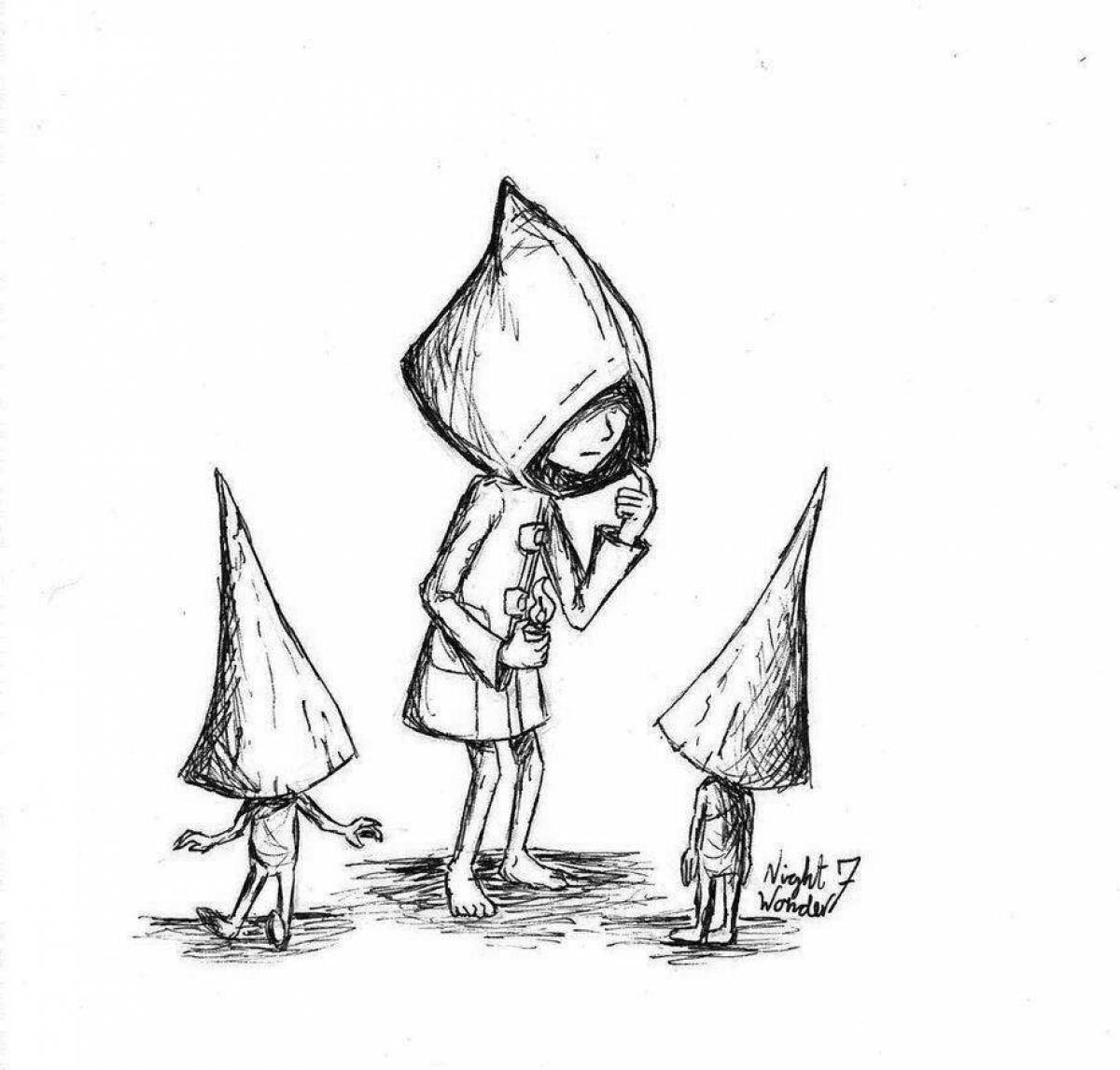 Little nightmares coloring page