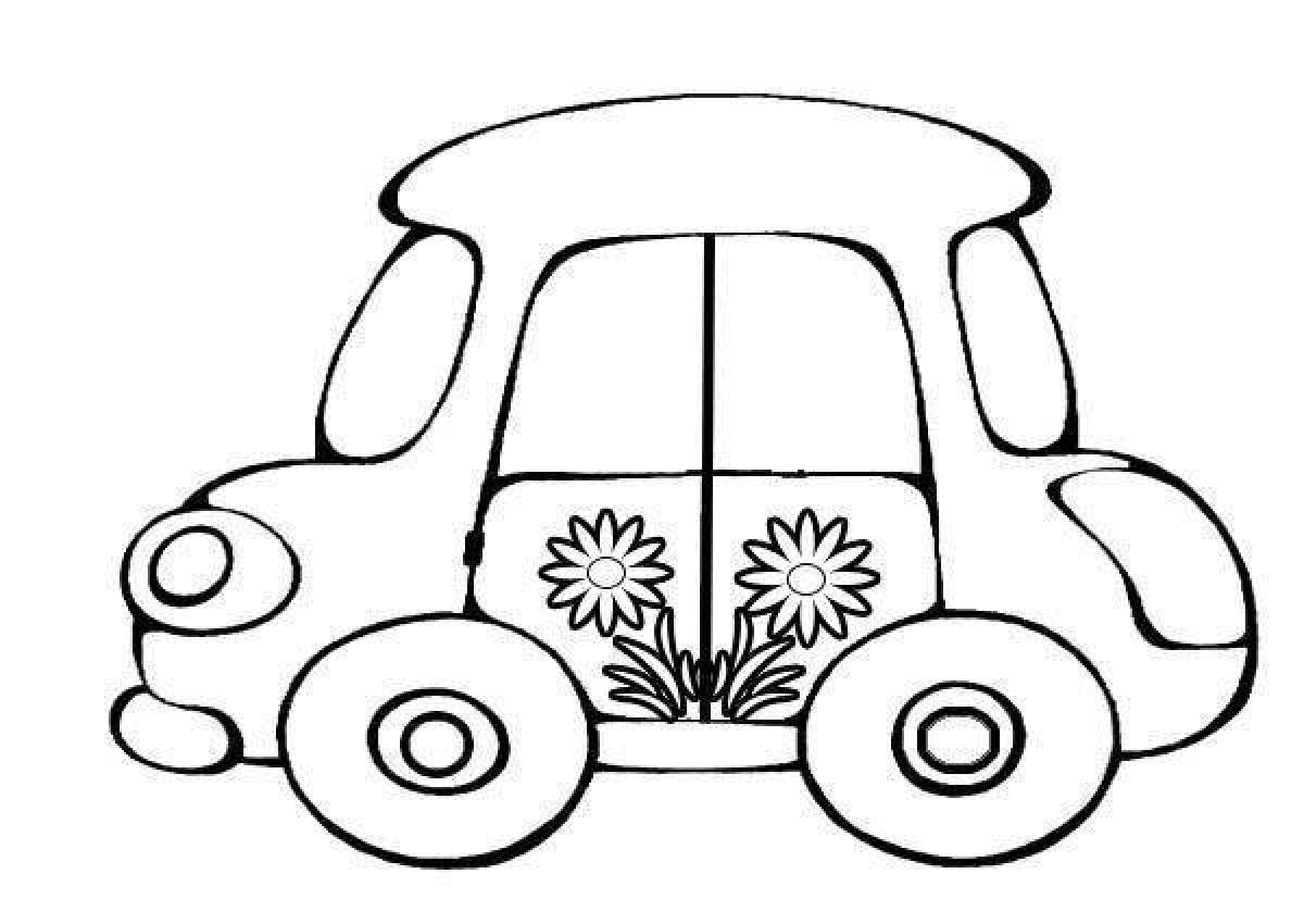 Fun coloring cars for girls