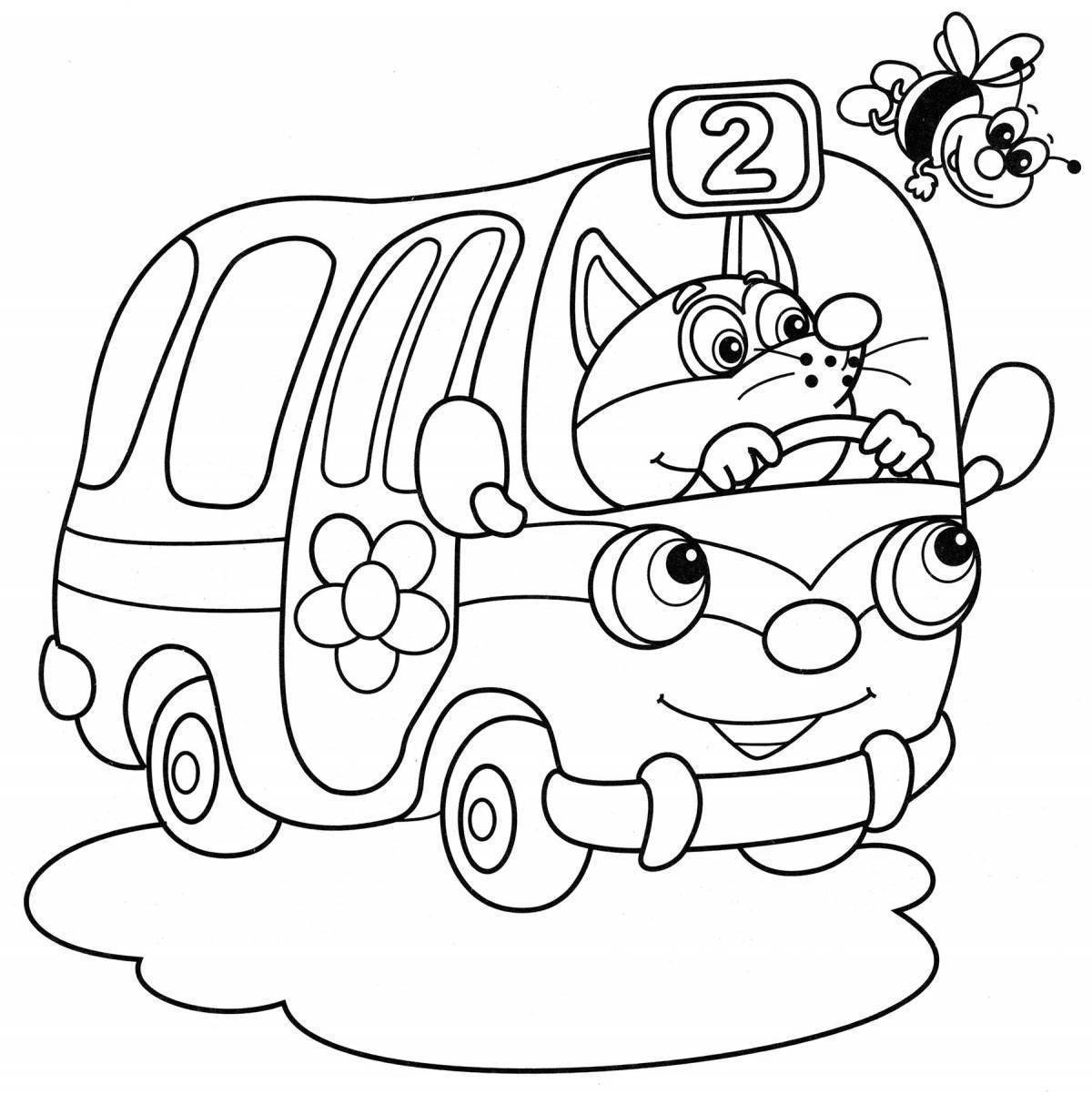 Coloring pages adorable cars for girls