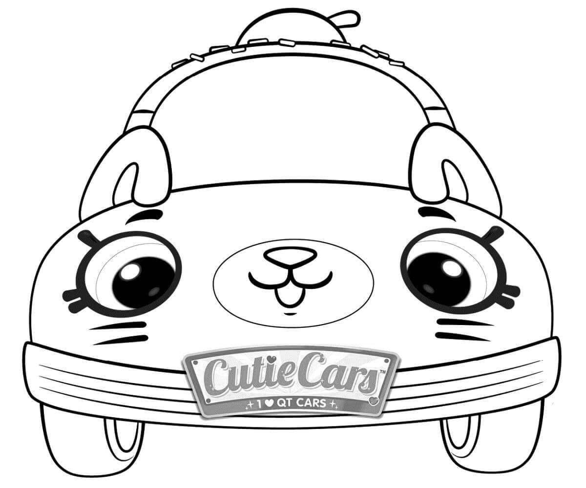Fine Cars Coloring Page for Girls