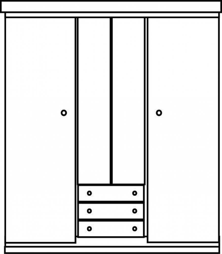 шаблон для рисования шкафа
