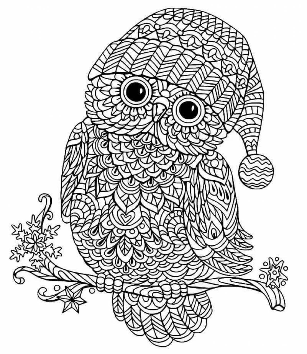 Inviting anti-stress coloring pages
