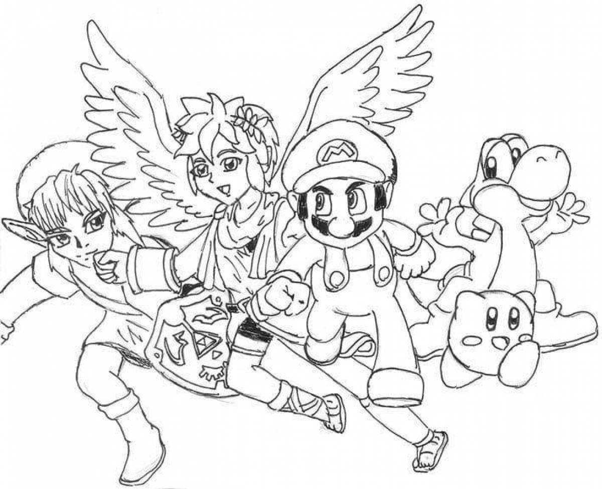 Radiant coloring page brawl stars all heroes