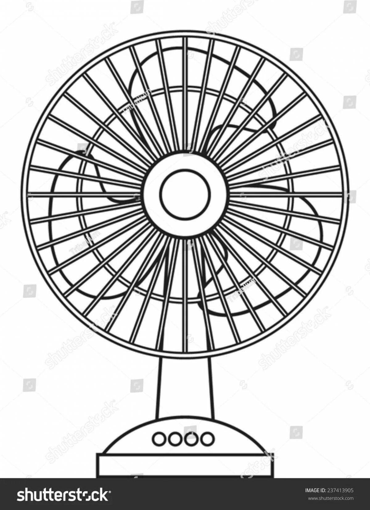 Big coloring fan