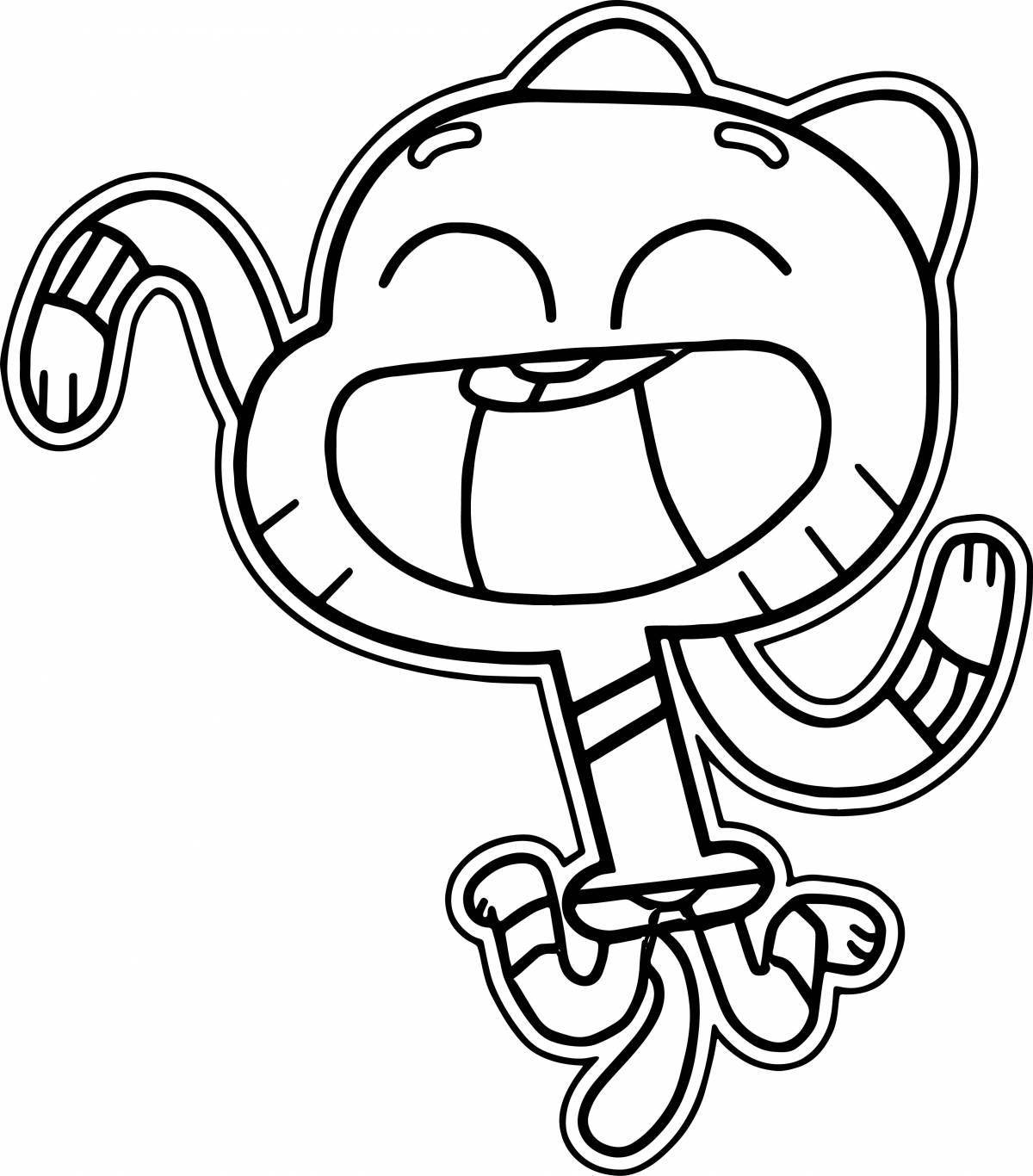 Amazing World of Gumball coloring book