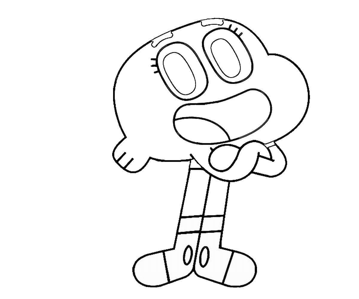 Coloring The Amazing World of Gumball