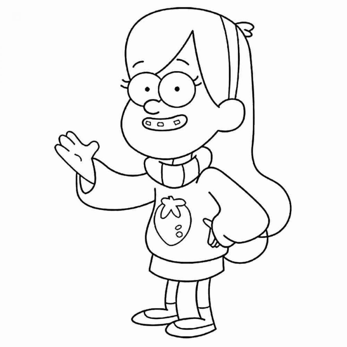 Bright mabel from gravity falls