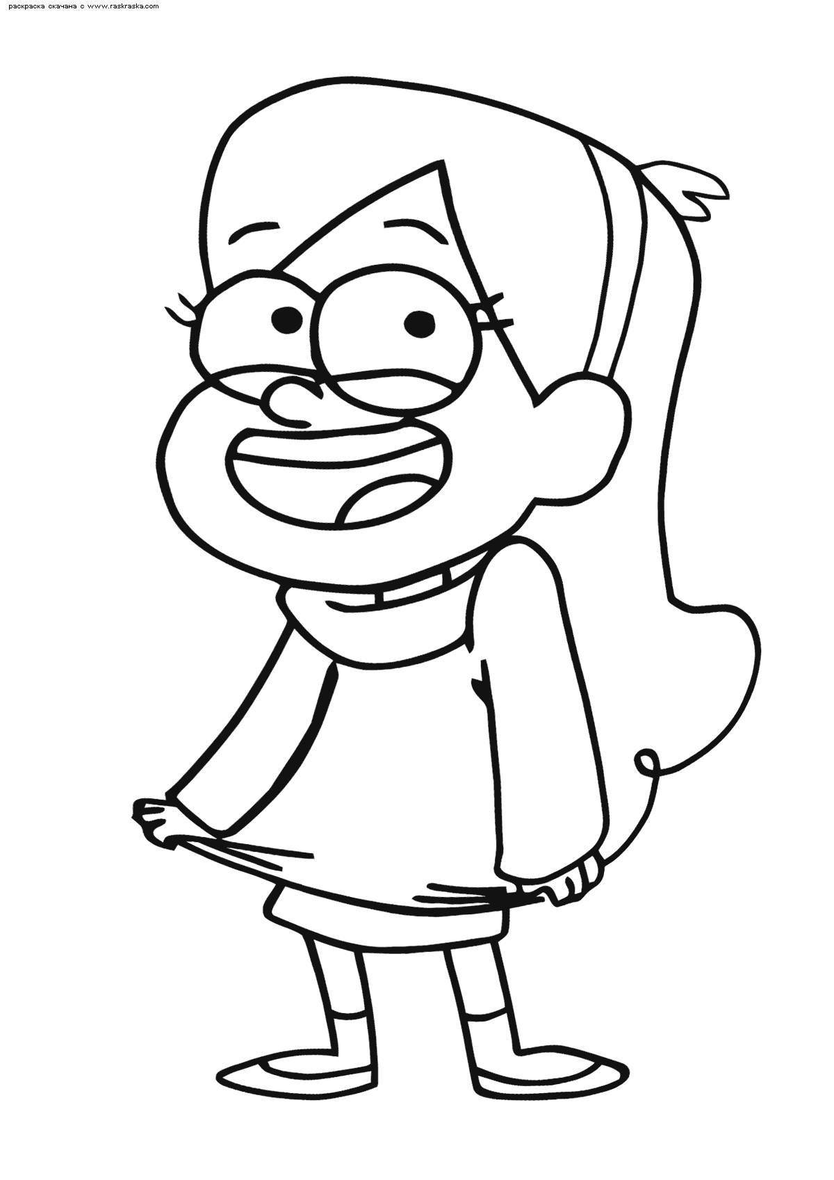 Pretty mabel from gravity falls