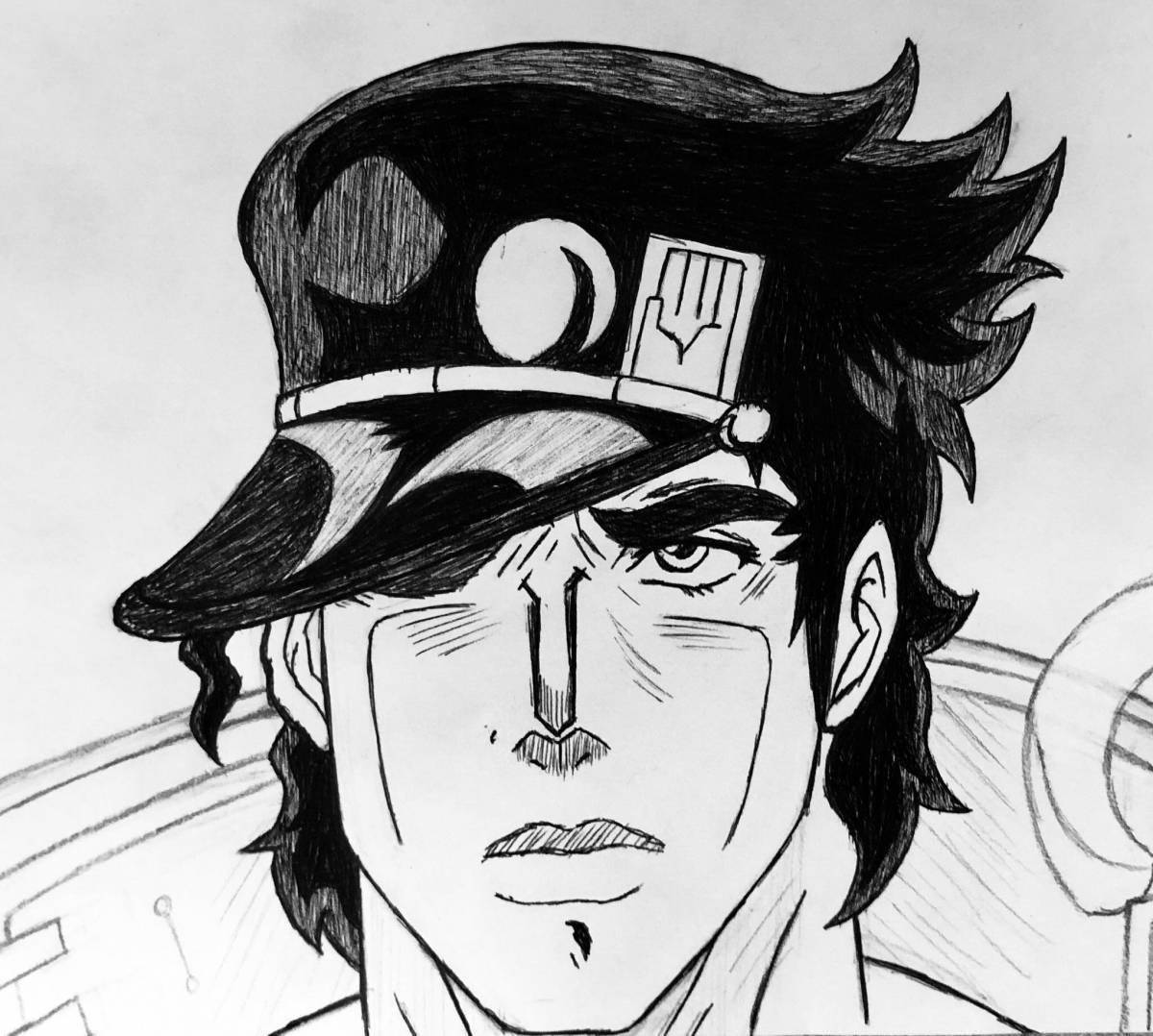 Jotaro's exciting coloring book
