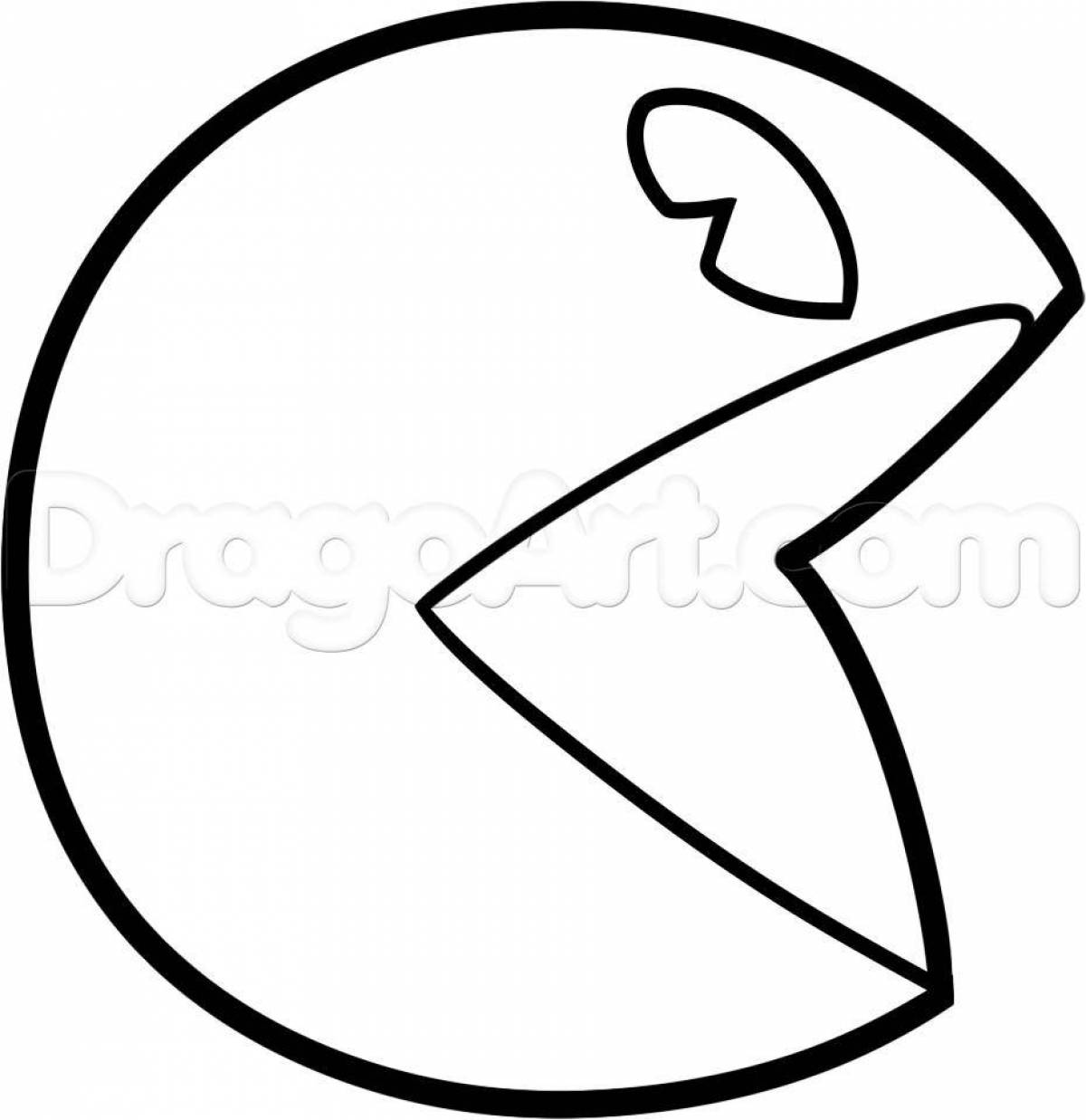 Волшебная раскраска пакман