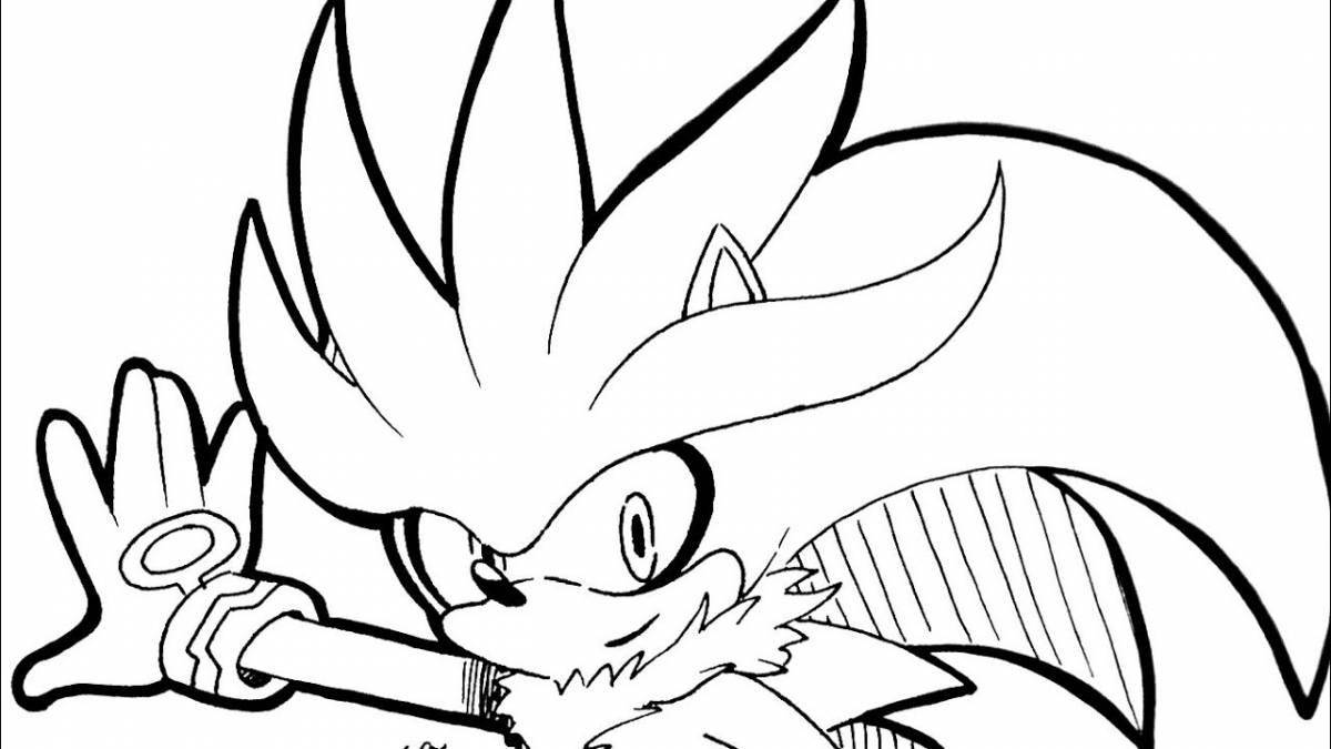 Sonic silver dazzling coloring