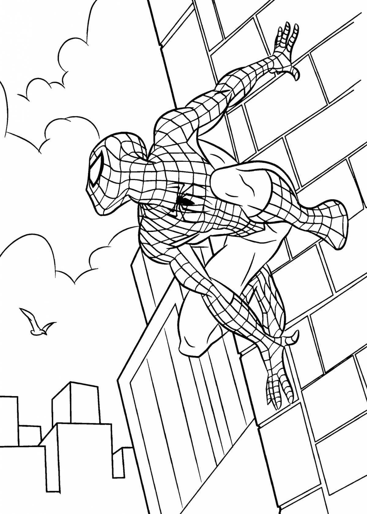 Great coloring of spider-man