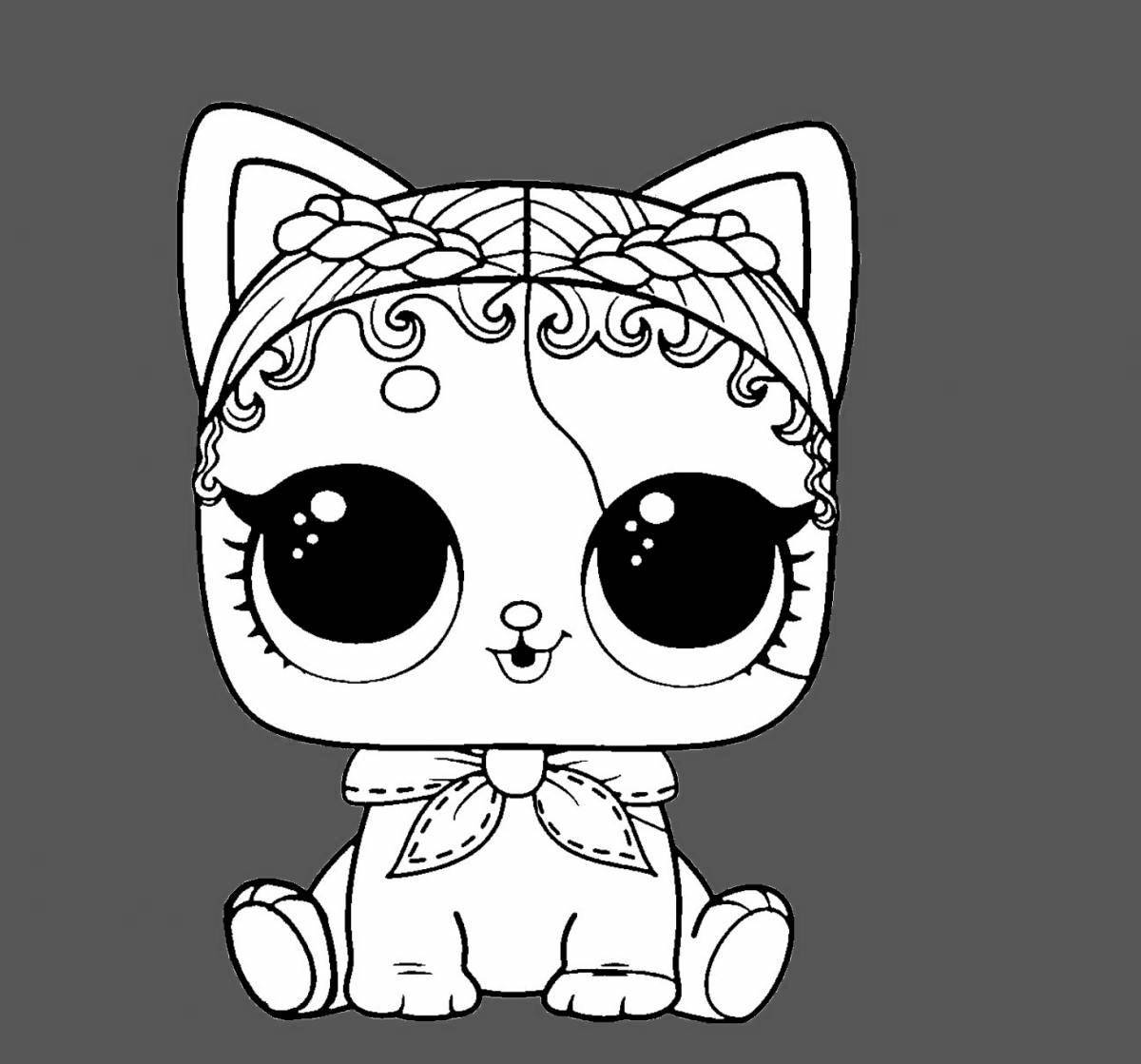 Dazzling lol pets coloring pages