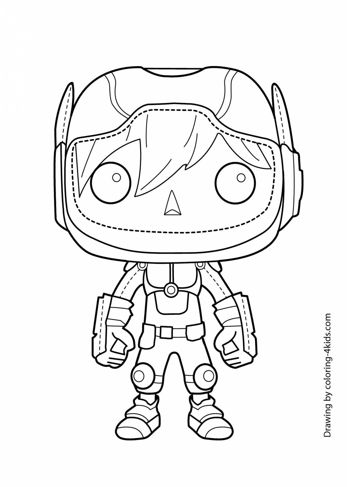 Adorable New Hero 2 Coloring Page