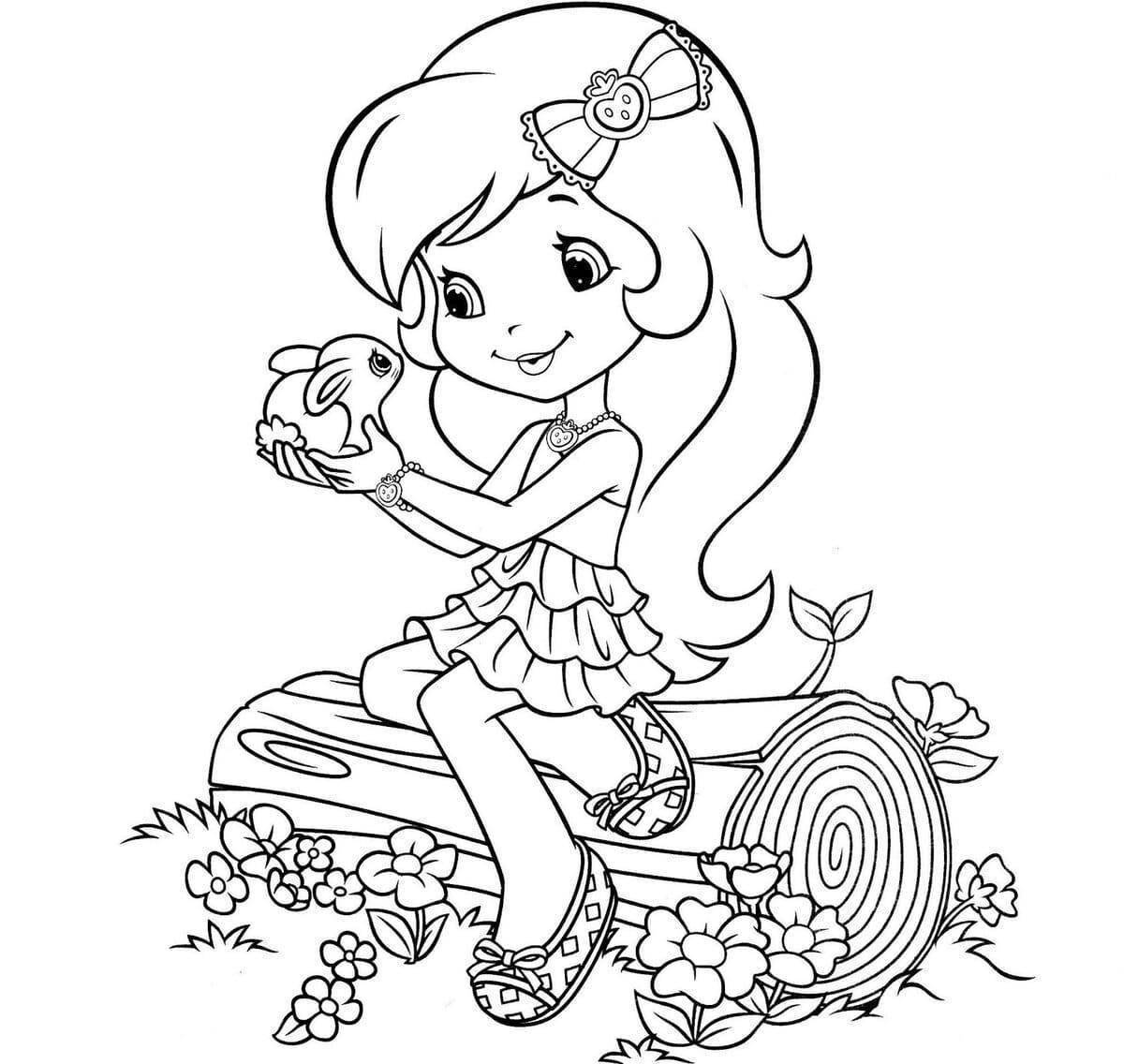 Fun coloring book for girls 5-7 years old