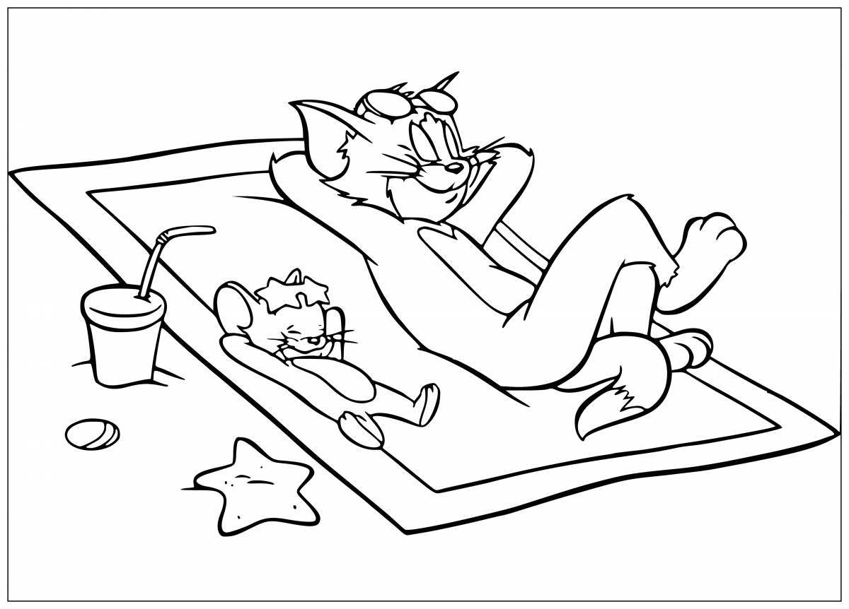 Coloring pages with tails