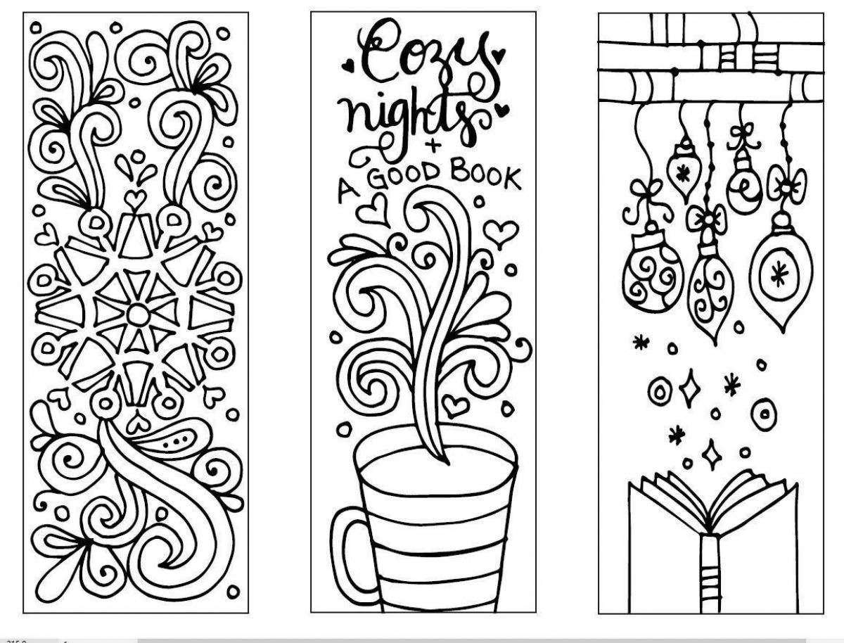 Exciting tab coloring page