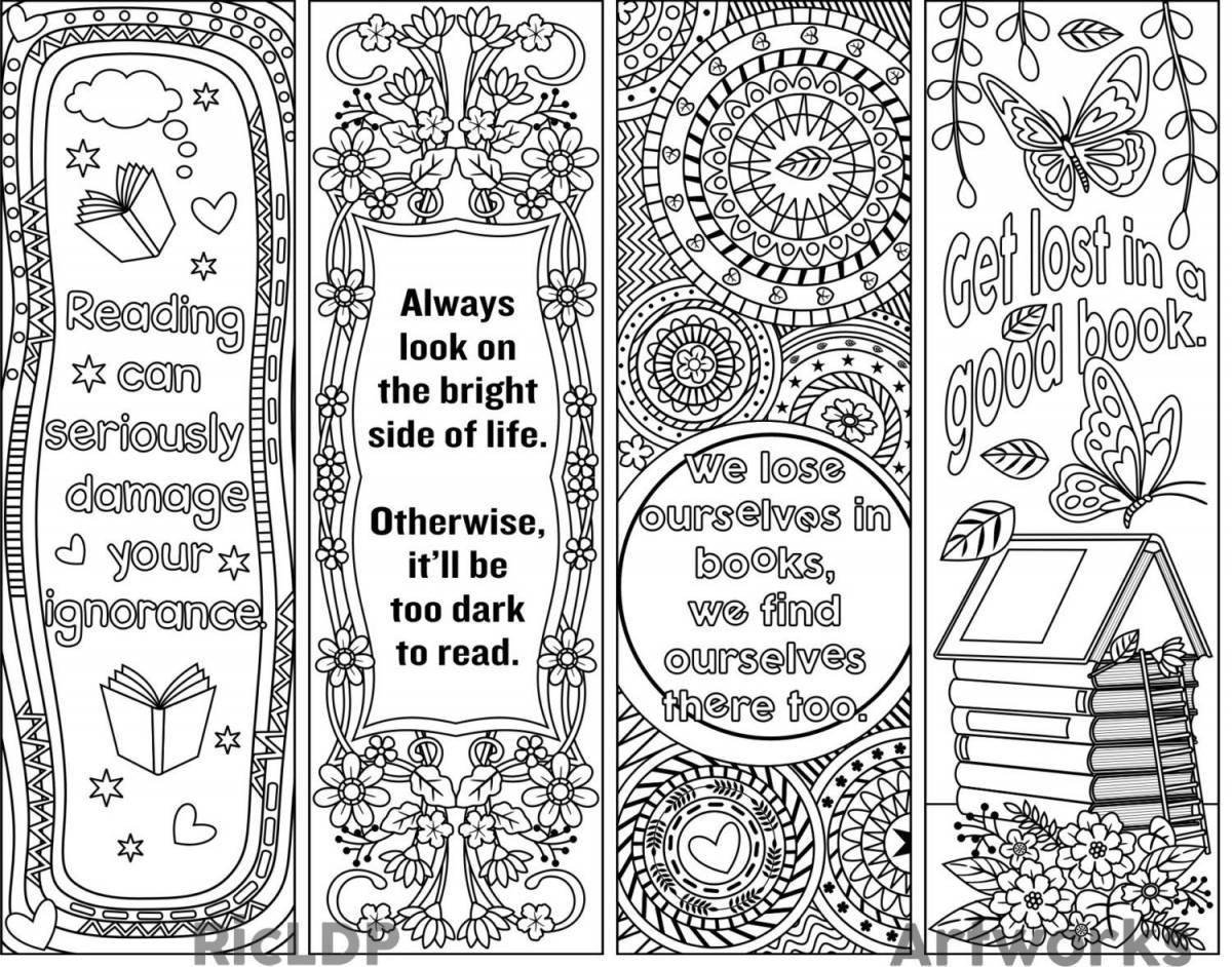 Color coloring page for tabs