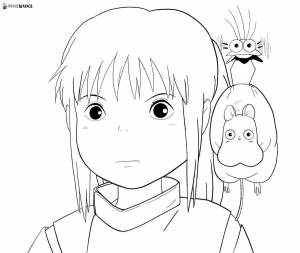 Coloring Pages Spirited away (26 pcs) - download or print for free #4720