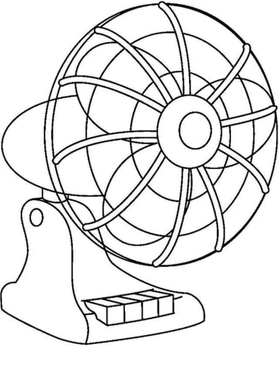 Рисунок для детей вентилятор