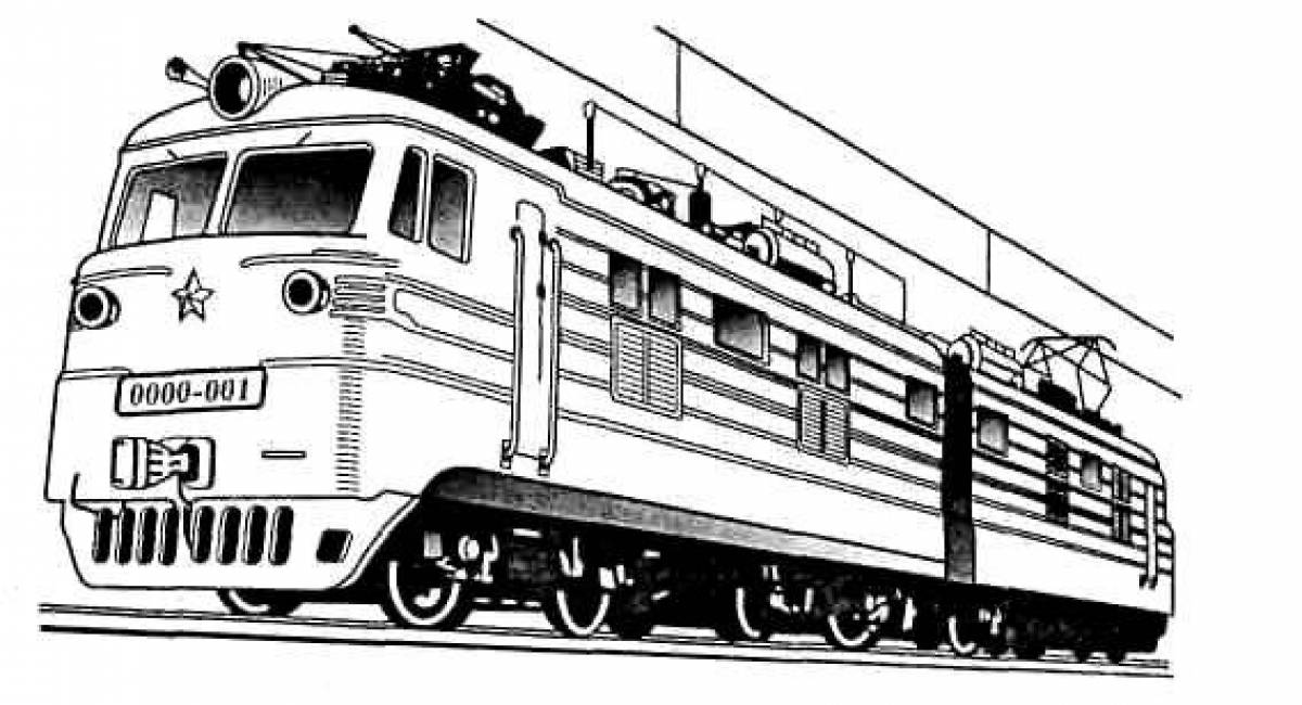 Как рисовать локомотив