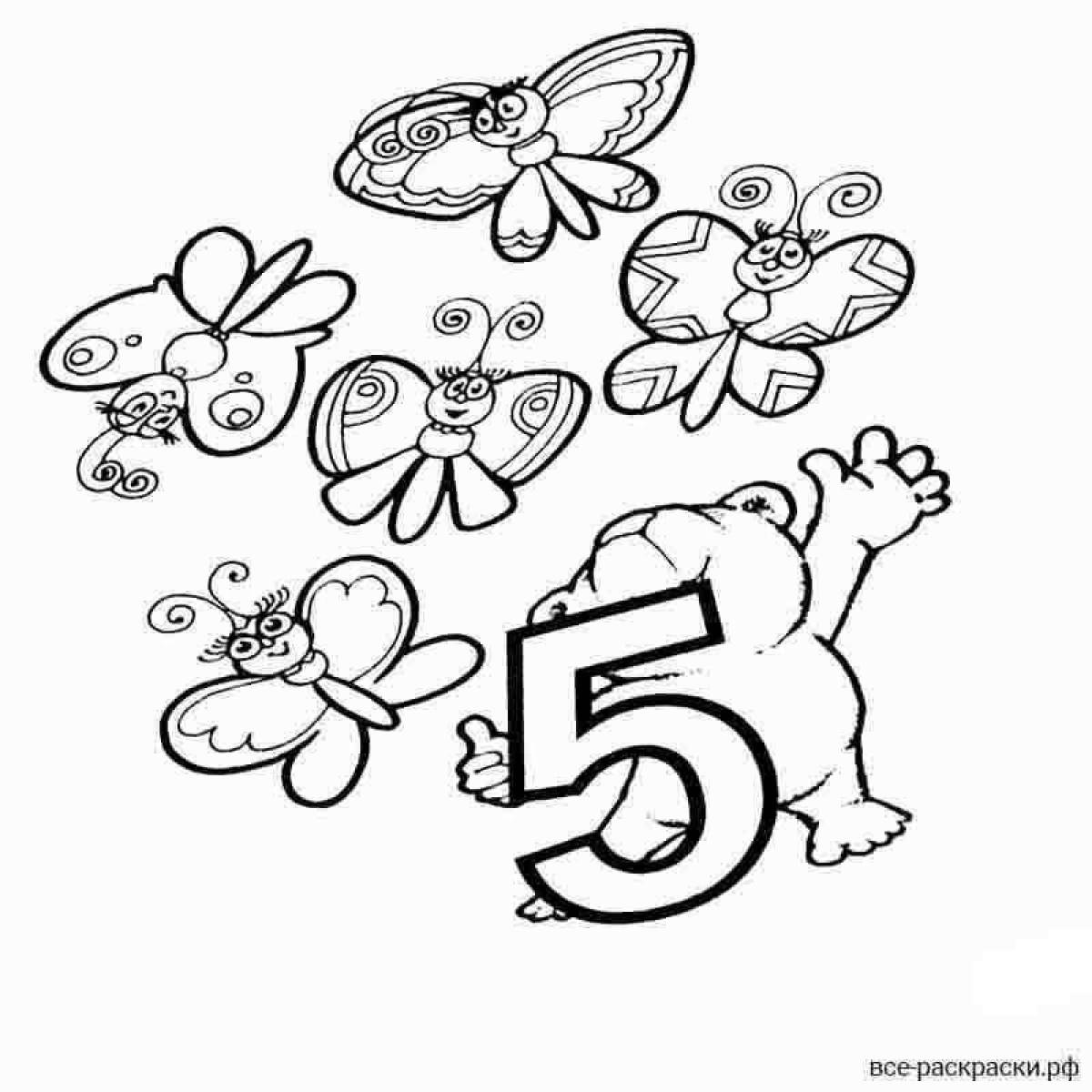 Humorous coloring page 5