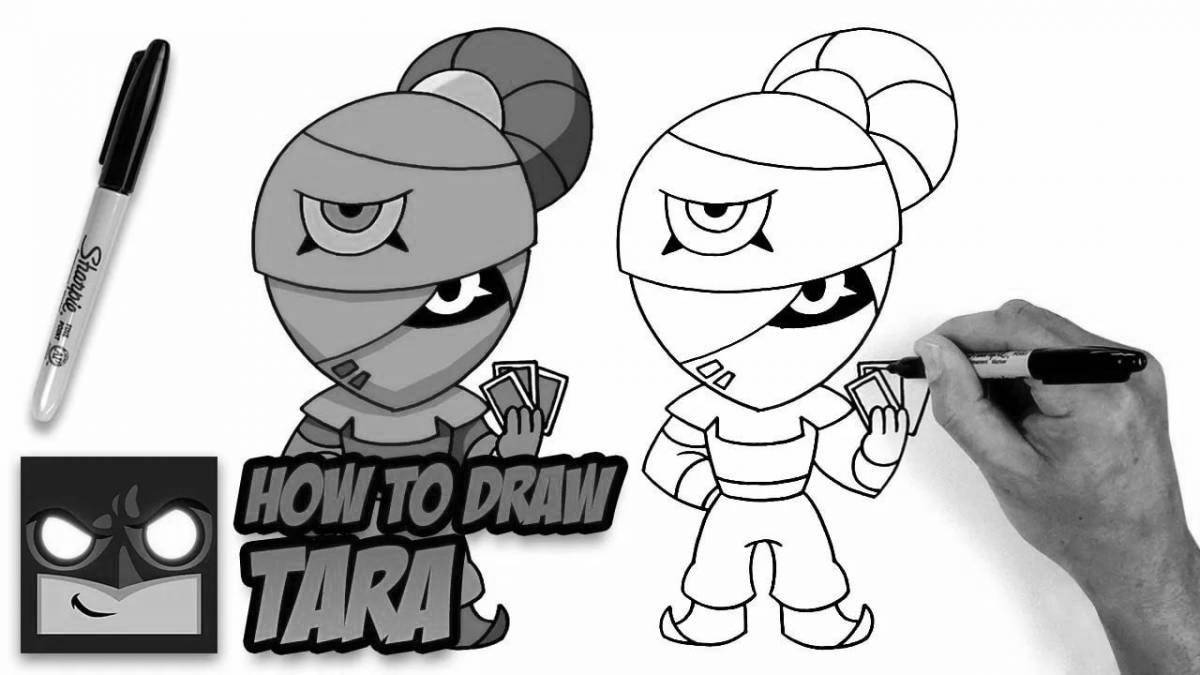 Exciting brawl stars coloring pages