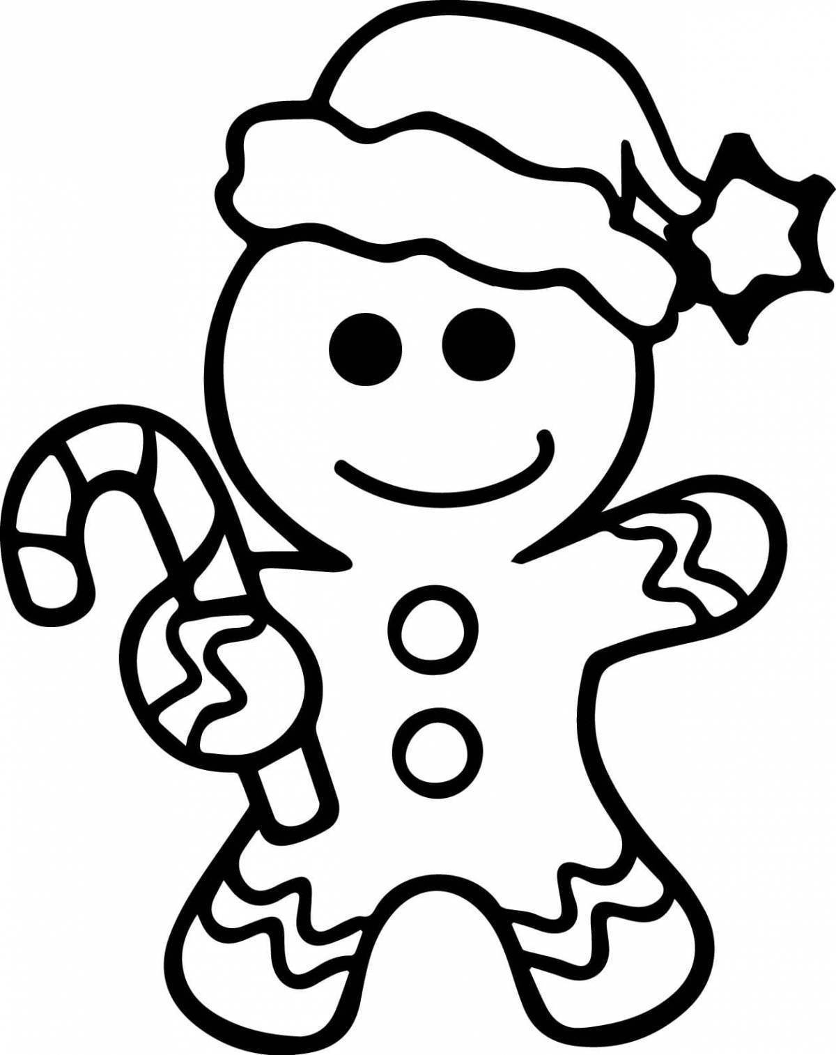 Playful little Christmas coloring book