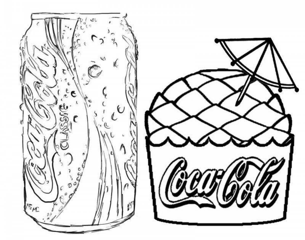 Coloring gourmet cola