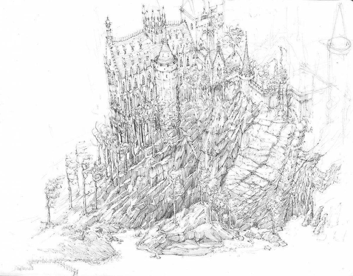 Awesome hogwarts coloring book