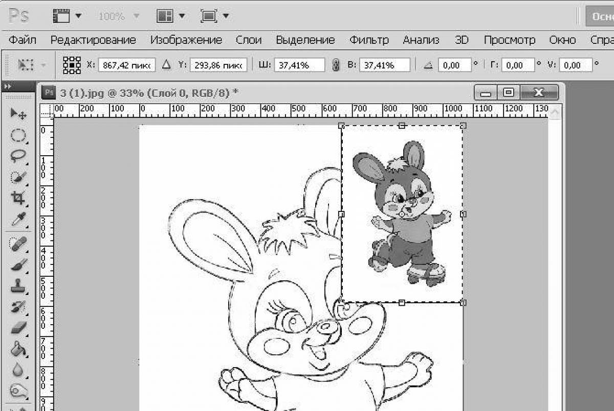 Coloring page with colorful scene create coloring page