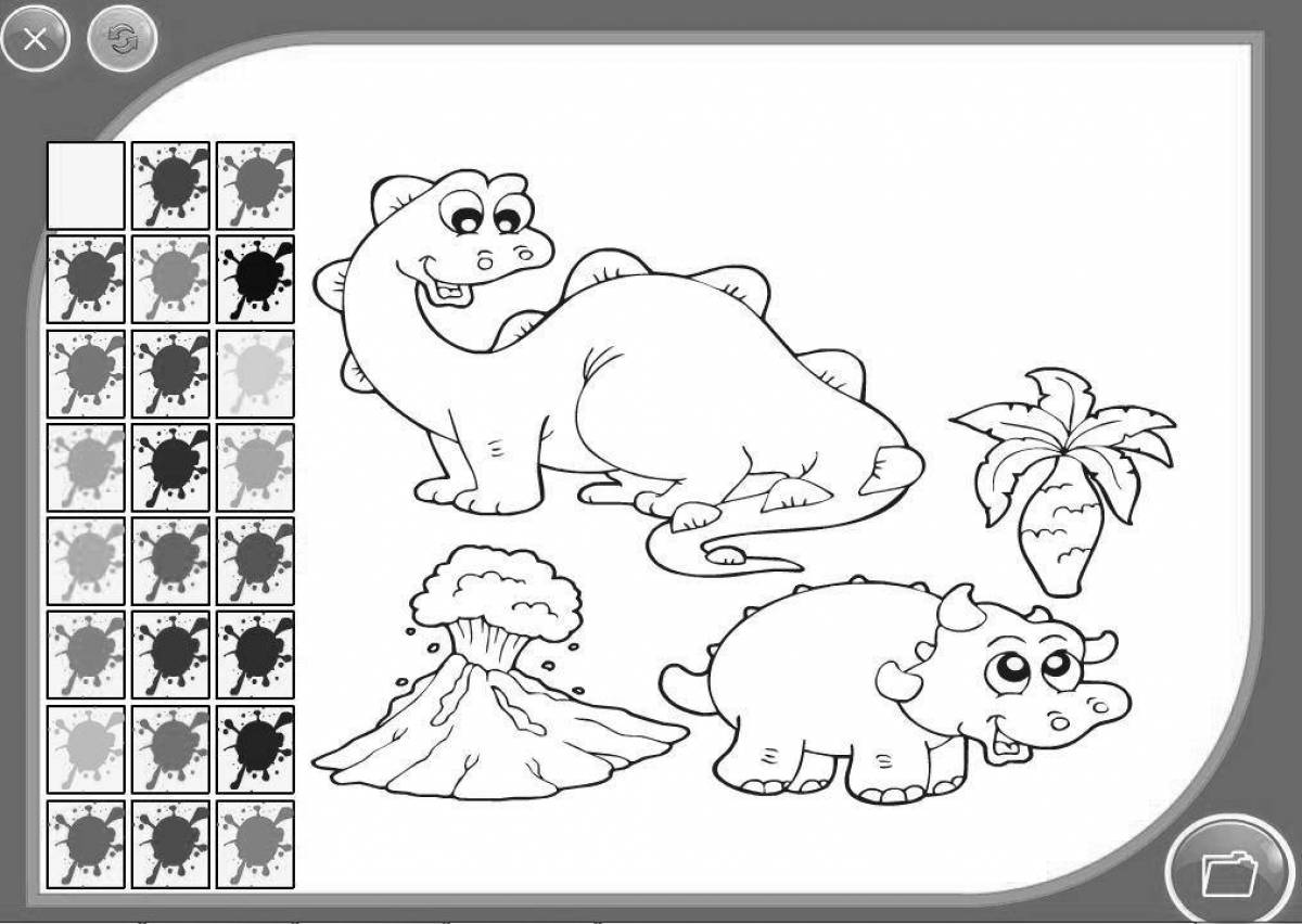 Dors adorable coloring game