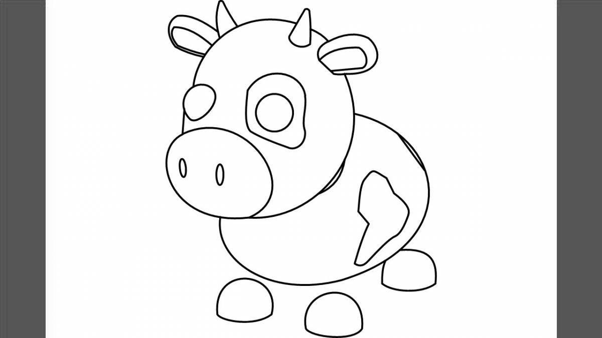 Adopt me exquisite coloring book