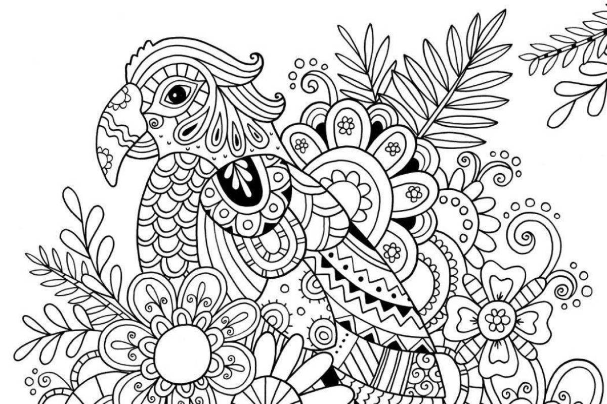 Fun coloring templates for girls