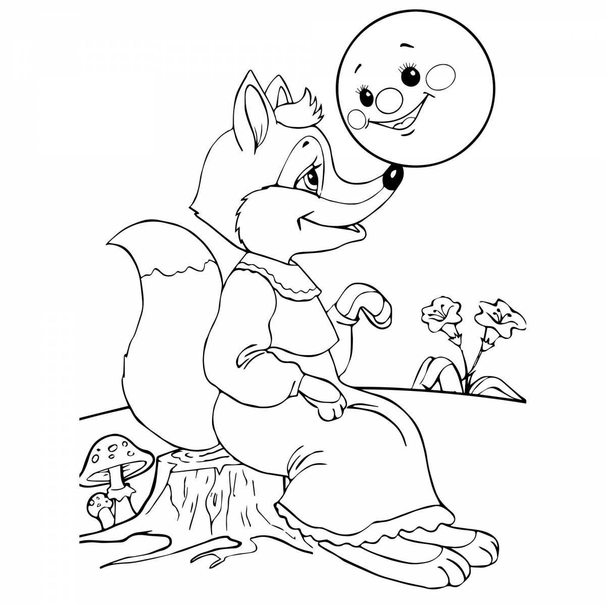 Cute fairy tale coloring pages