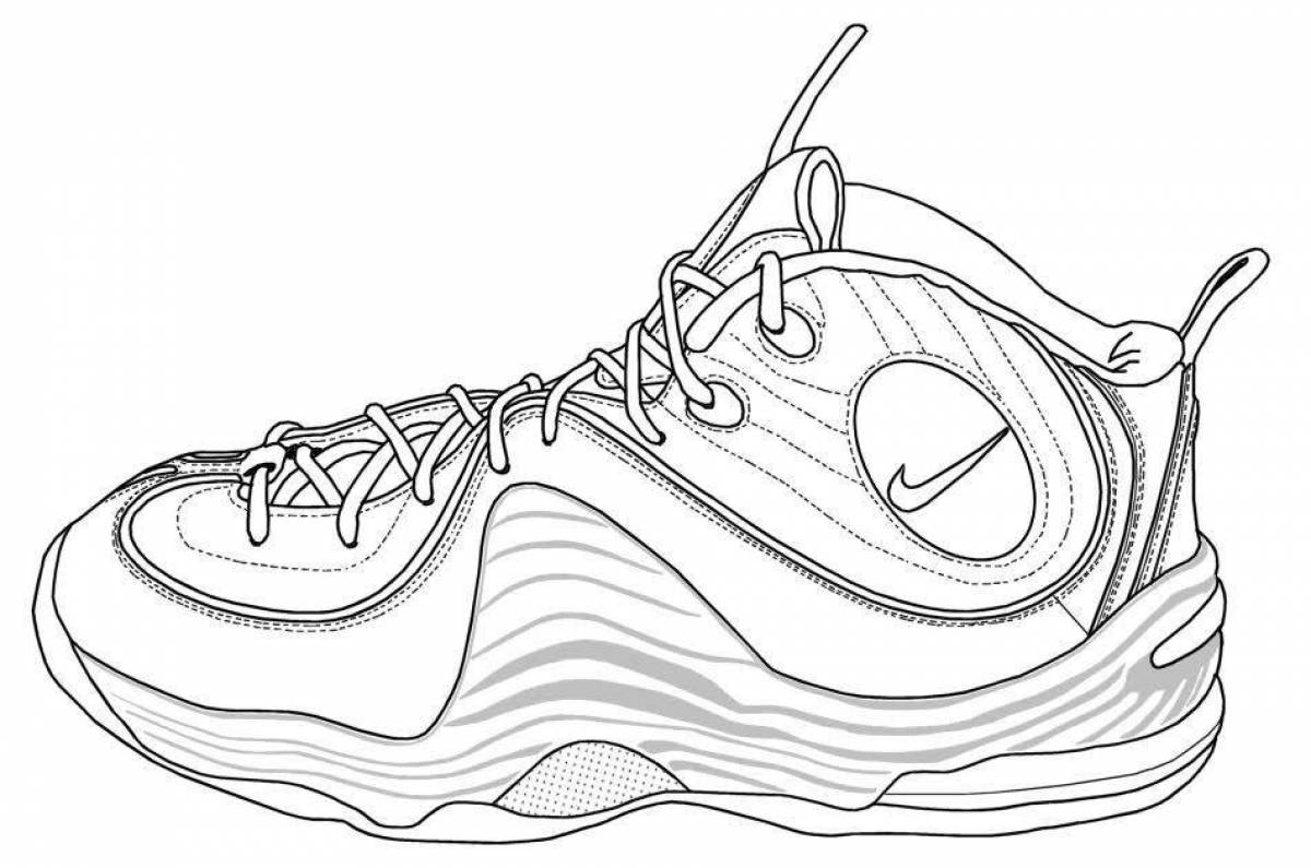 Nike live coloring page