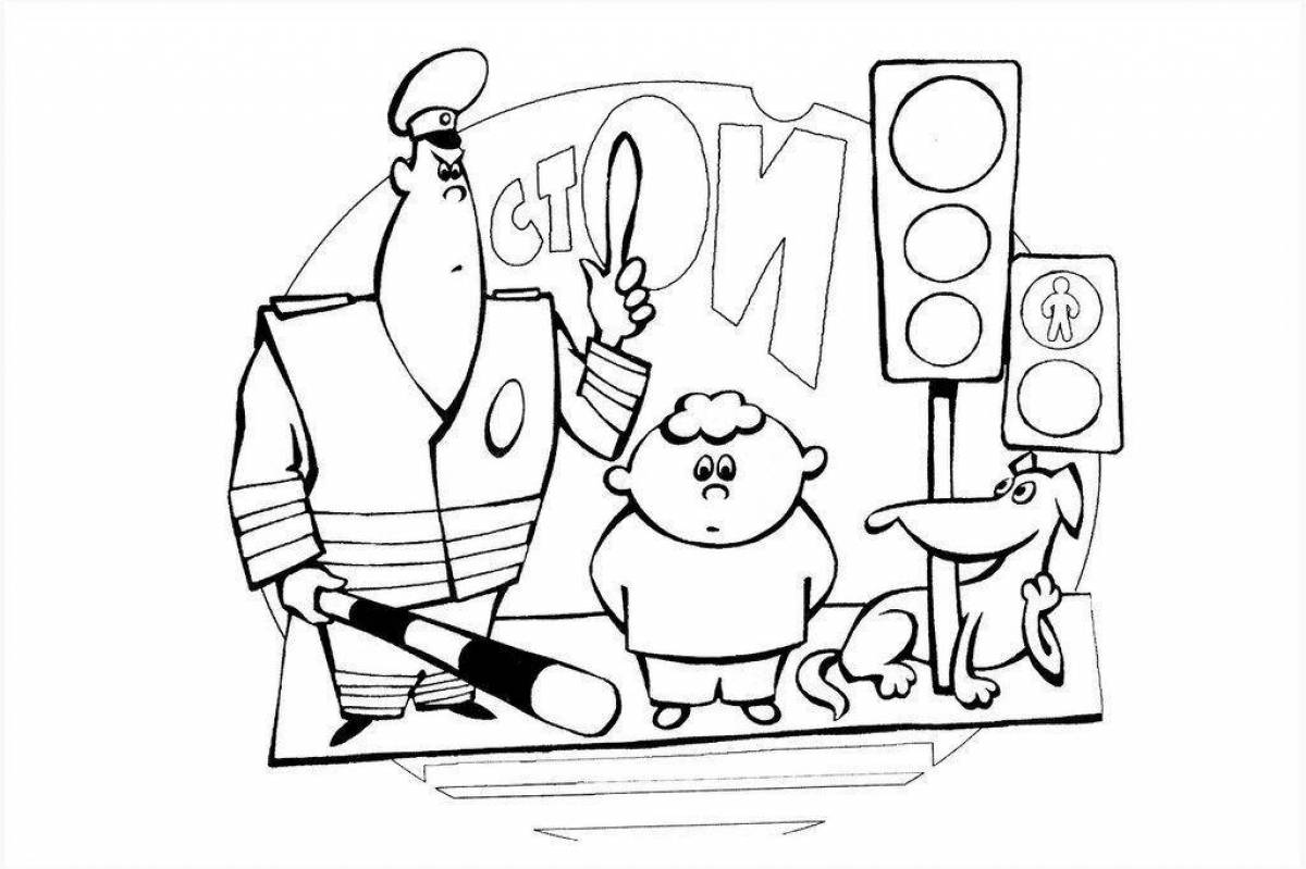 Stimulating coloring page play your video