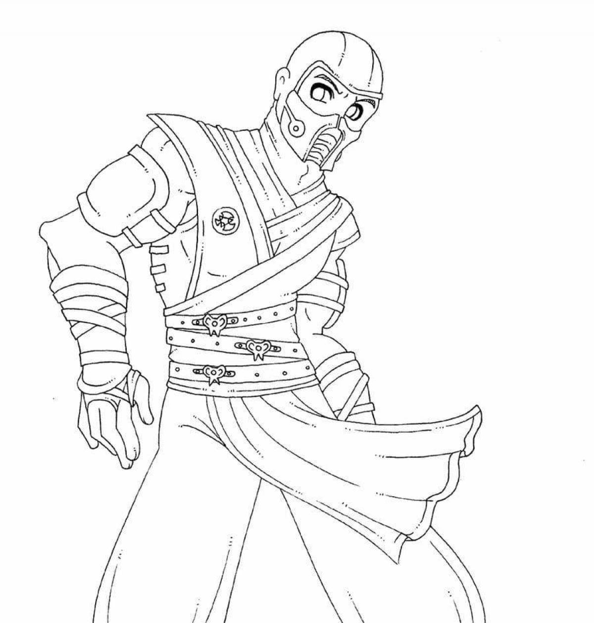 Sub zero awesome coloring book