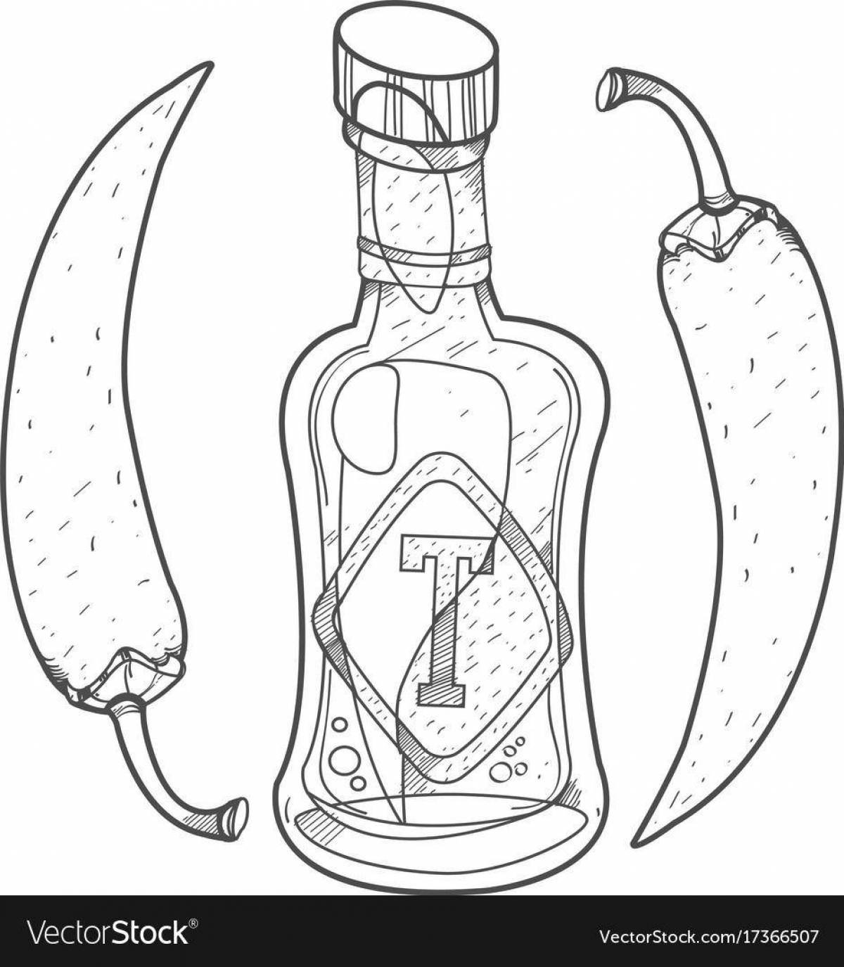 Edison bell pepper coloring page