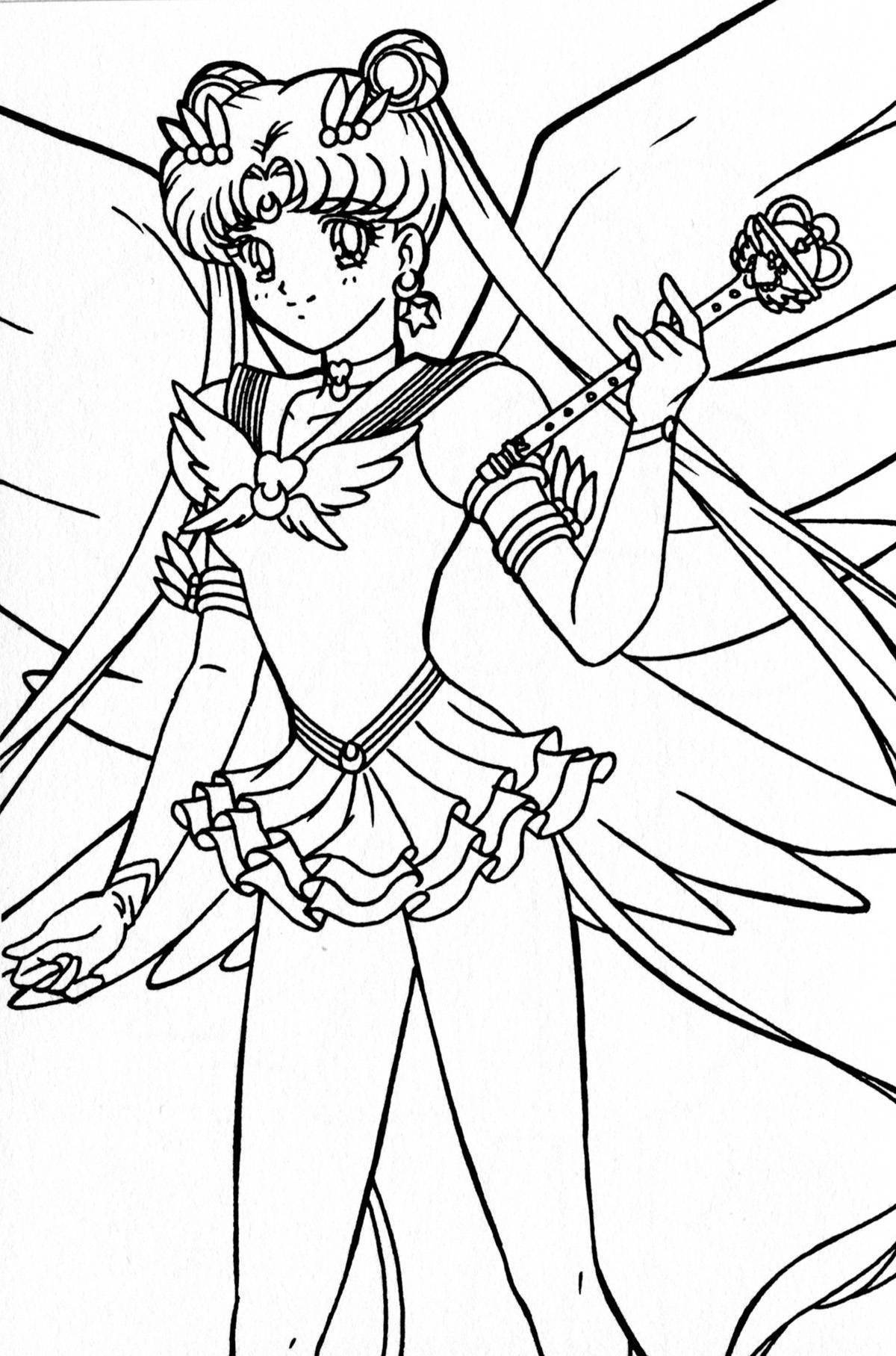 Exquisite sailor moon coloring book